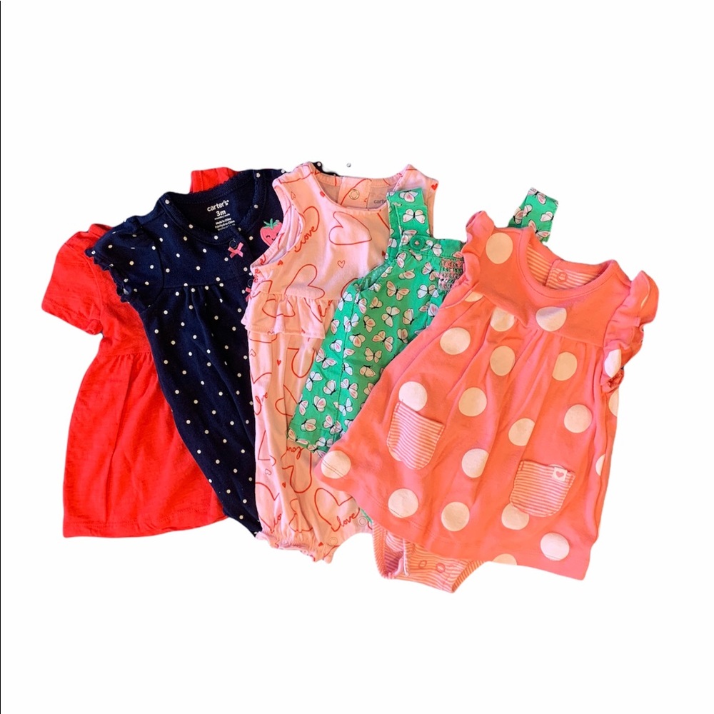 Carter’s Baby Girl 56 Piece Bundle Size 3 Months - Picture 9 of 12
